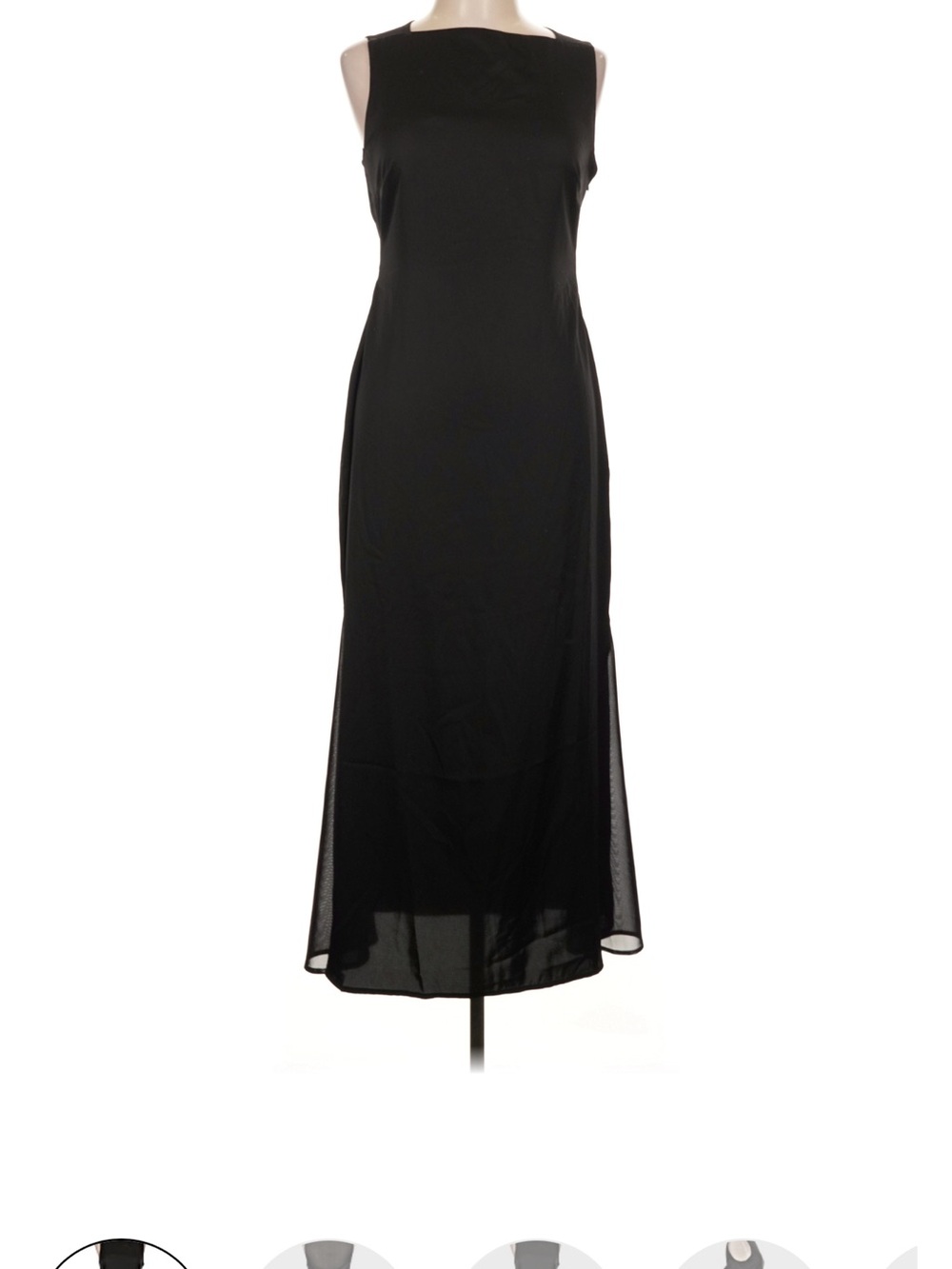 Donna Morgan Black Sleeveless Maxi Dress